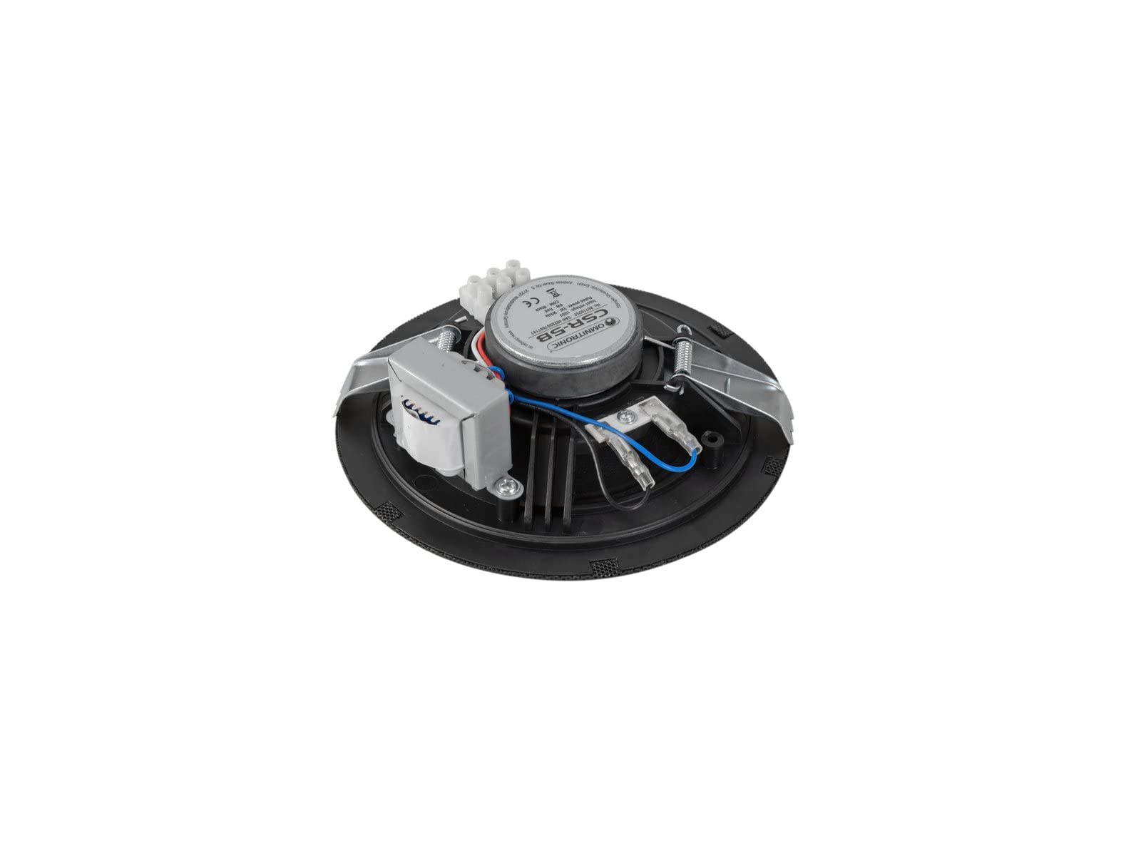 OMNITRONIC CSR-5B Deckenlautsprecher schwarz | 5"-Breitband-Einbaulautsprecher, 100 V, 6 W RMS, Ø 145 mm
