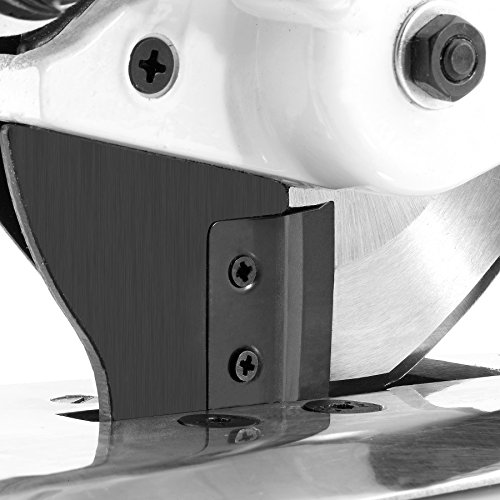 Reliable 1500FR Octagonal Knife Cloth Cutting Machine, 4-Inch High Power Light Weight Fabric Cutter, 1" cutting capacity, High-power Electric Motor, Knife Guard, Automatic Sharpener, Thin Base Plate