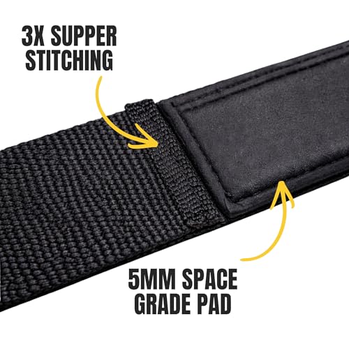 Image of Muscleape Weight Lifting Straps Wrist Supporter For Gym. Gym Accessories Men & Women. Wrist Strap For Gym With Padded Wrist Support.Deadlift Strap Weightlifting Straps For Grip Gym Straps For Weight Lifting