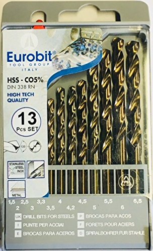 Eurobit 3772 Punte Rettificate al Cobalto 5%, Set