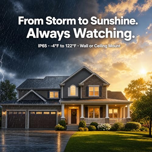 Image of Dzees Outdoor Camera Wireless, 2K Battery Powered WiFi Surveillance Camera for Home Security System with Siren Alarm & Spotlight, Motion Detection, Color Night Vision, IP65 Waterproof Cloud /SD-2-Pack