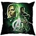 Jingrui Capitán América Almohada Vengadores Cojín De Asiento Iron Man Almohada Soporte Personalizado