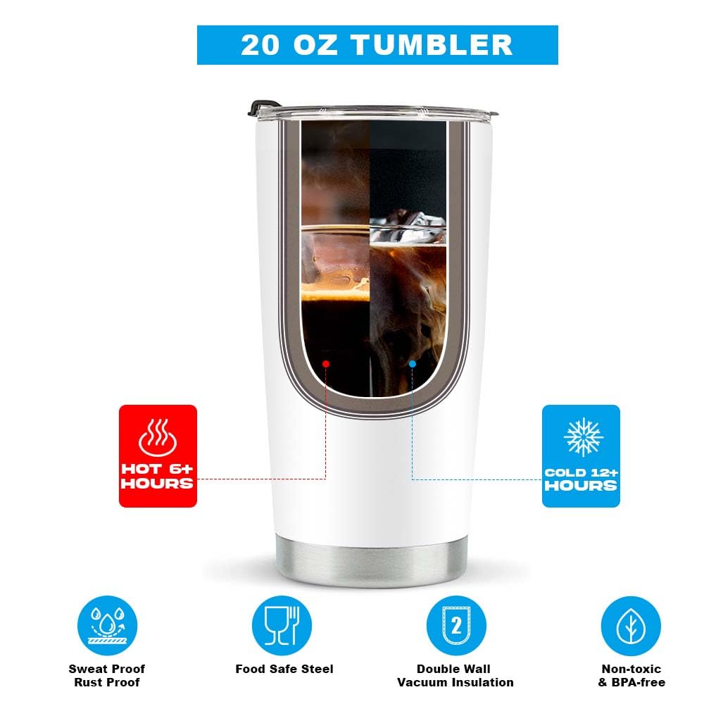 LONGXIN Gilmore inspirierter Trinkbecher, Geschenk für Mädchen-Fans, Edelstahl, 590 ml, Luker's Dinner inspirierte Geschenke für Mutter, Mädchen, Tochter, Schwester, Freund