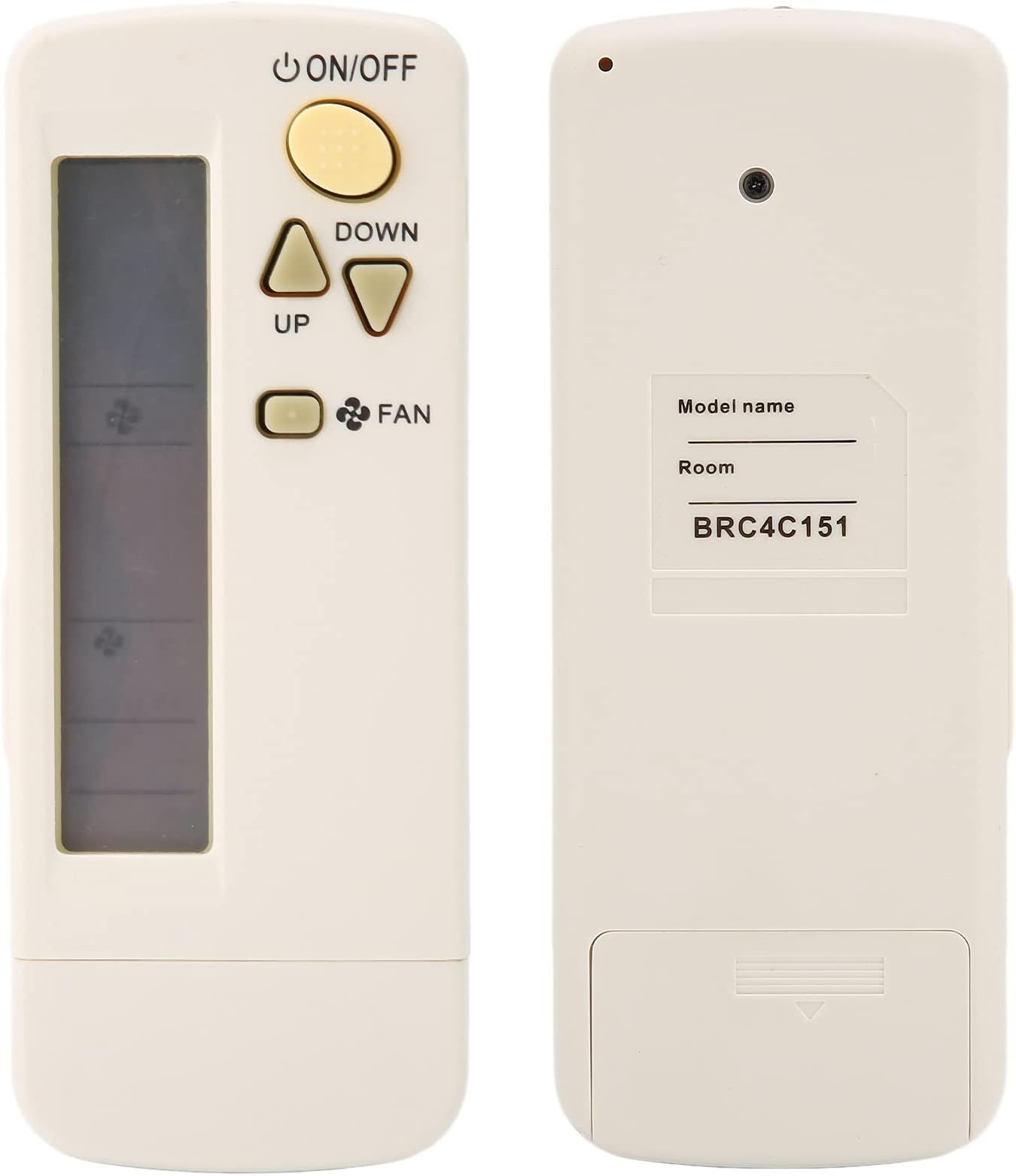 ciciglow Air Conditioner Remote Controller, Universal Abrasion Resistance Remote Control Replacement Silicone Buttons for BRC4C151 BRC4C152 BRC4C153 BRC4C155 BRC4C158 BRC4C159 BRC4C160