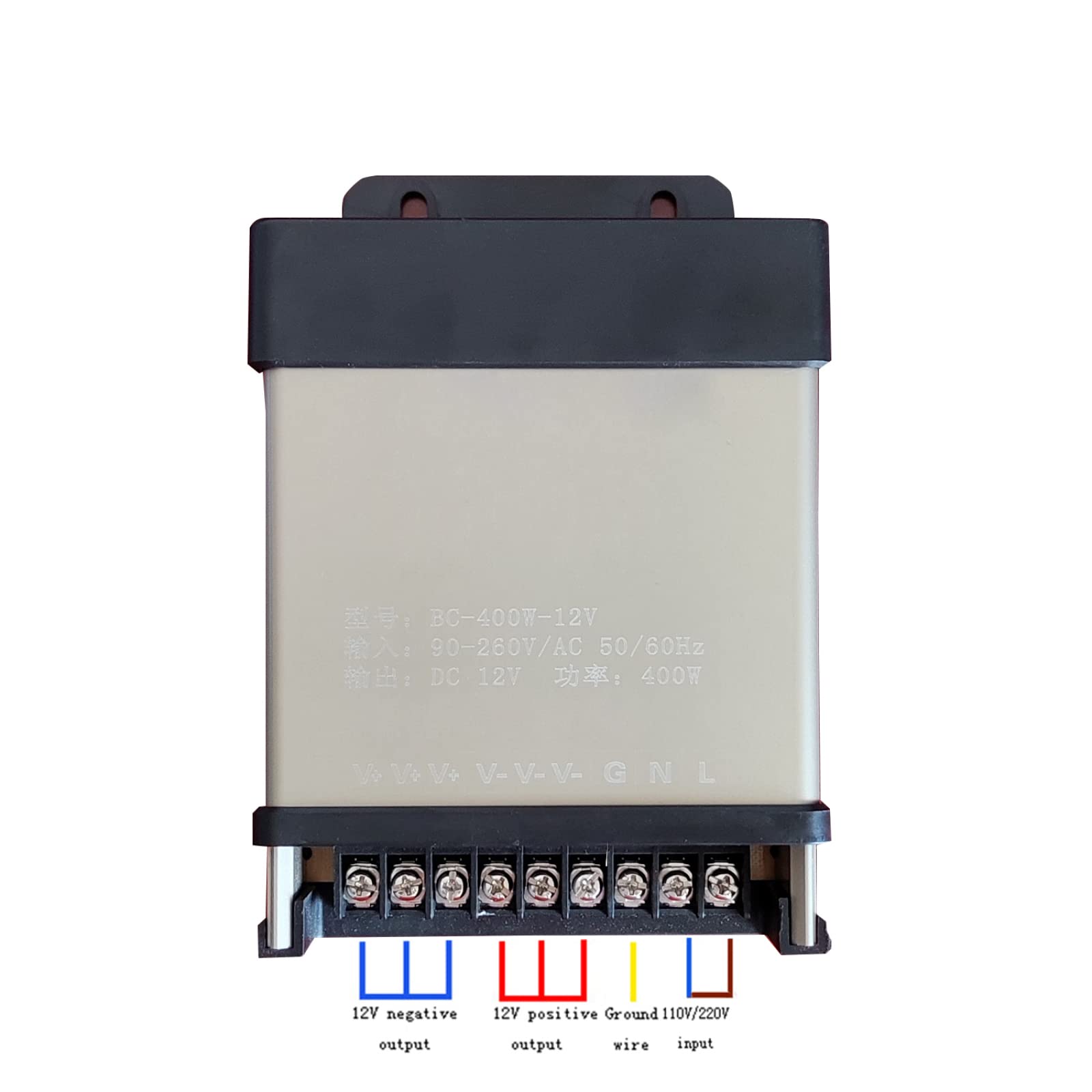 Trasformatore LED Alimentatore LED, Trasformatore Driver 12V DC Adattatore Driver LED Tensione Costante Per Numeri Civici LED, Strisce LED.,200 W