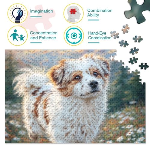 Puzzle de perro de 1000 piezas para tardes de ocio en casa 3