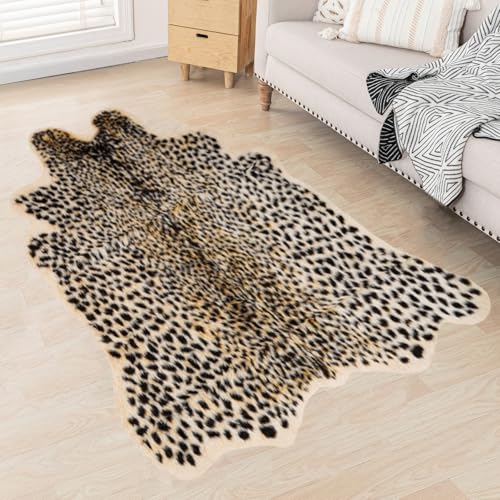 Tapete decorativo con diseño de leopardo 160x201 cm