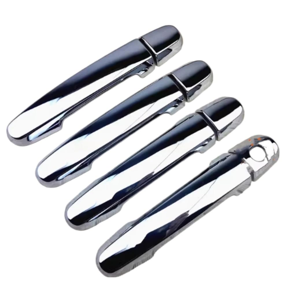 Wsx5fc 1Keyholes 4Door Exterior Door Handles For Corolla E140 E150 2007~2013 2010 Car Door Handles Carbon Fiber Or Chrome Gloss Covers Trim Sets