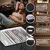 Sturdy Vinyl Record Storage Box - Album Storage Holds up 50+ Single Record, LP Storage Organizer Crate With Lid, Decorative Moving Box For Records, Solutions to Protect Your Precious Collection Black #4
