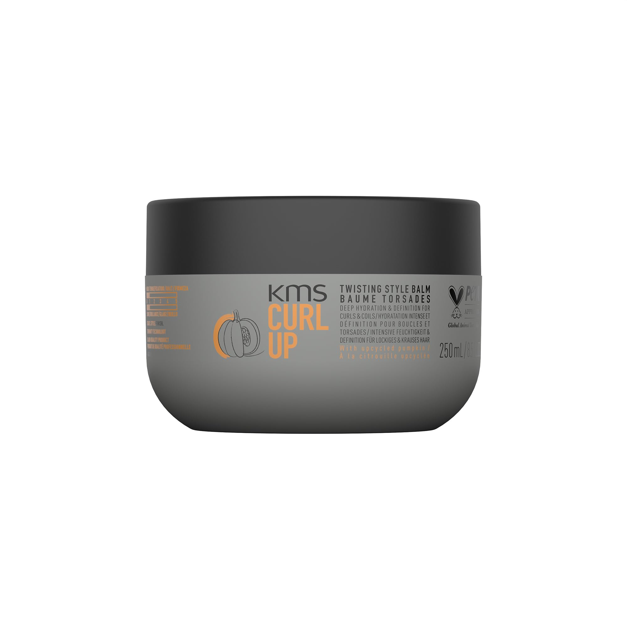KMS CurlUp Twisting Style Balm | Coily Hair Definition, 250 ml