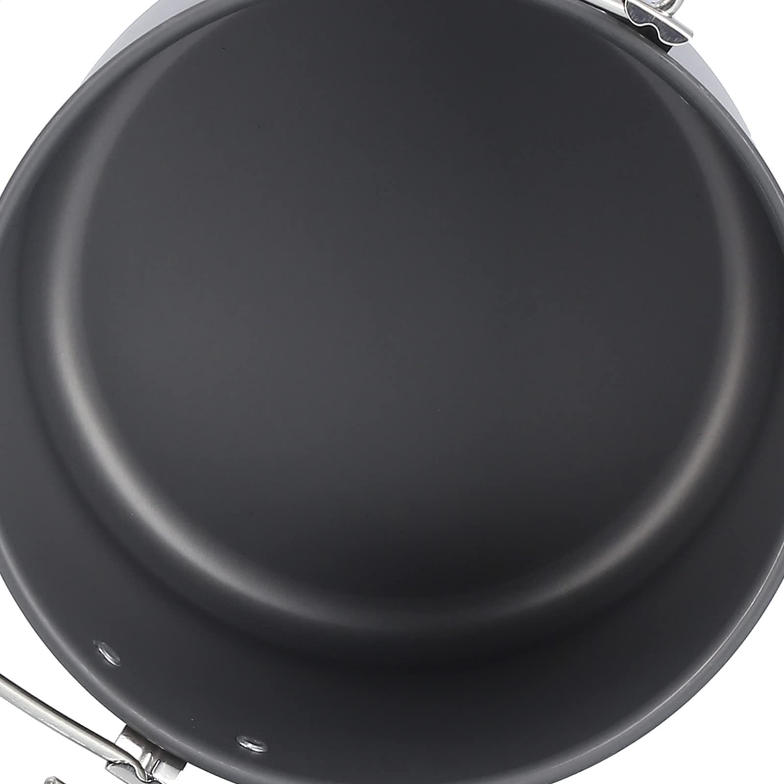 Akozon Marmite de Camping en Plein Air pour 6 à 8 Personnes – Marmite Suspendue Portable en Alliage d'aluminium avec Couvercle et Sac de Rangement pour la Cuisine au Feu de, la Randonnée et Les