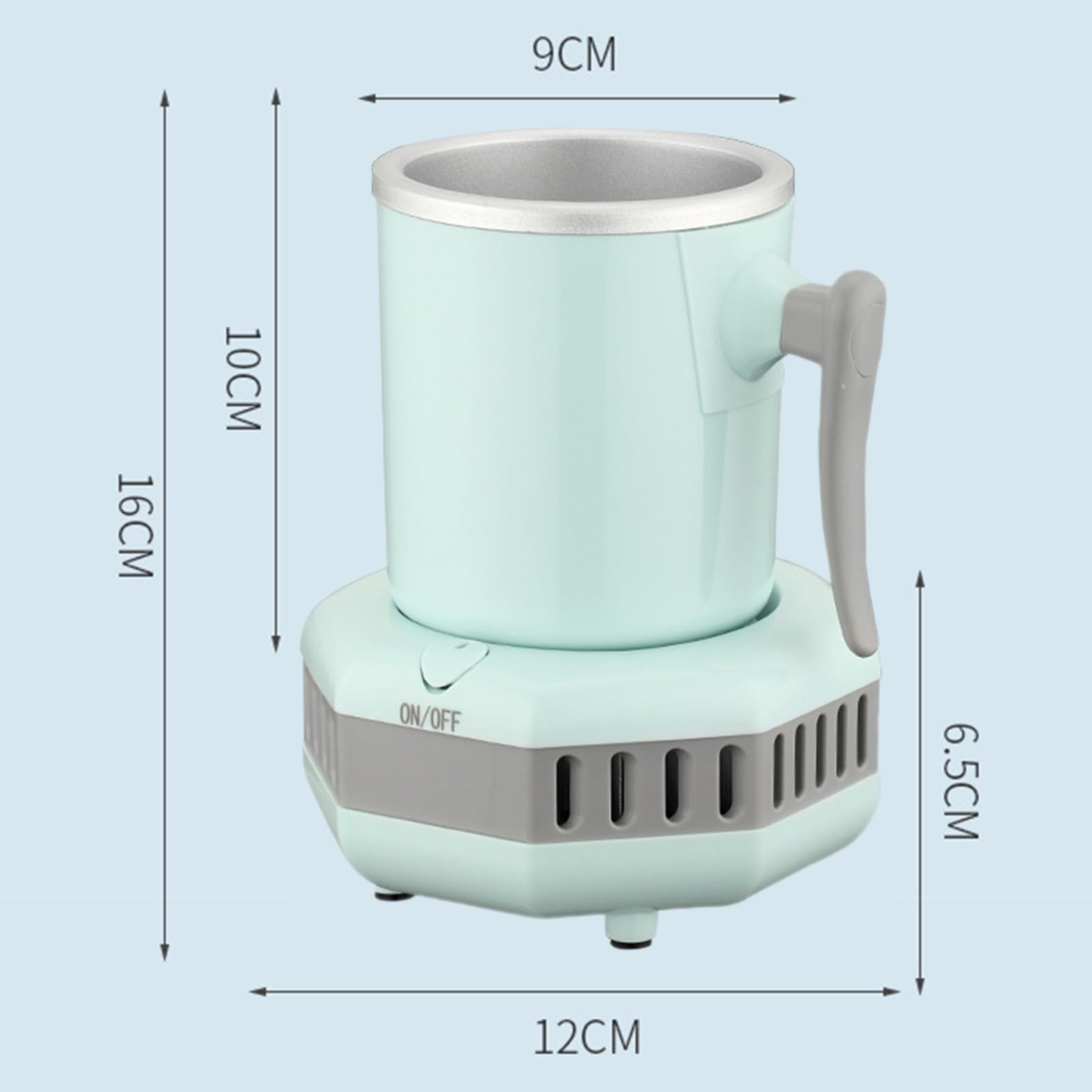 Elektrischer Getränkekühler – Tragbar, 28W, 350ml, Für Bier, Saft, Kaffee, Weiß