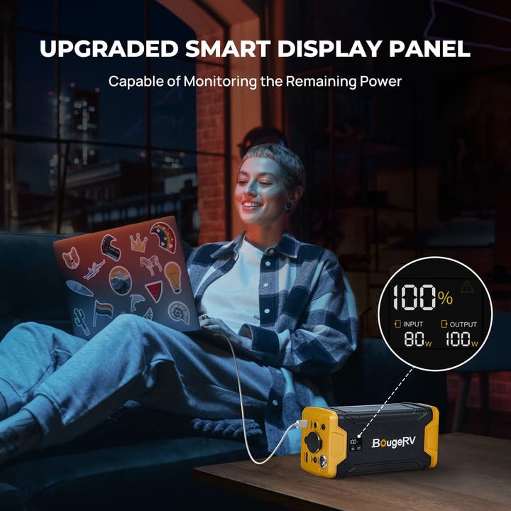 発電機・ポータブル電源 BougeRV 220Wh Portable Power Station BougeRV 277Wh Portable Power Station for Refrigerator