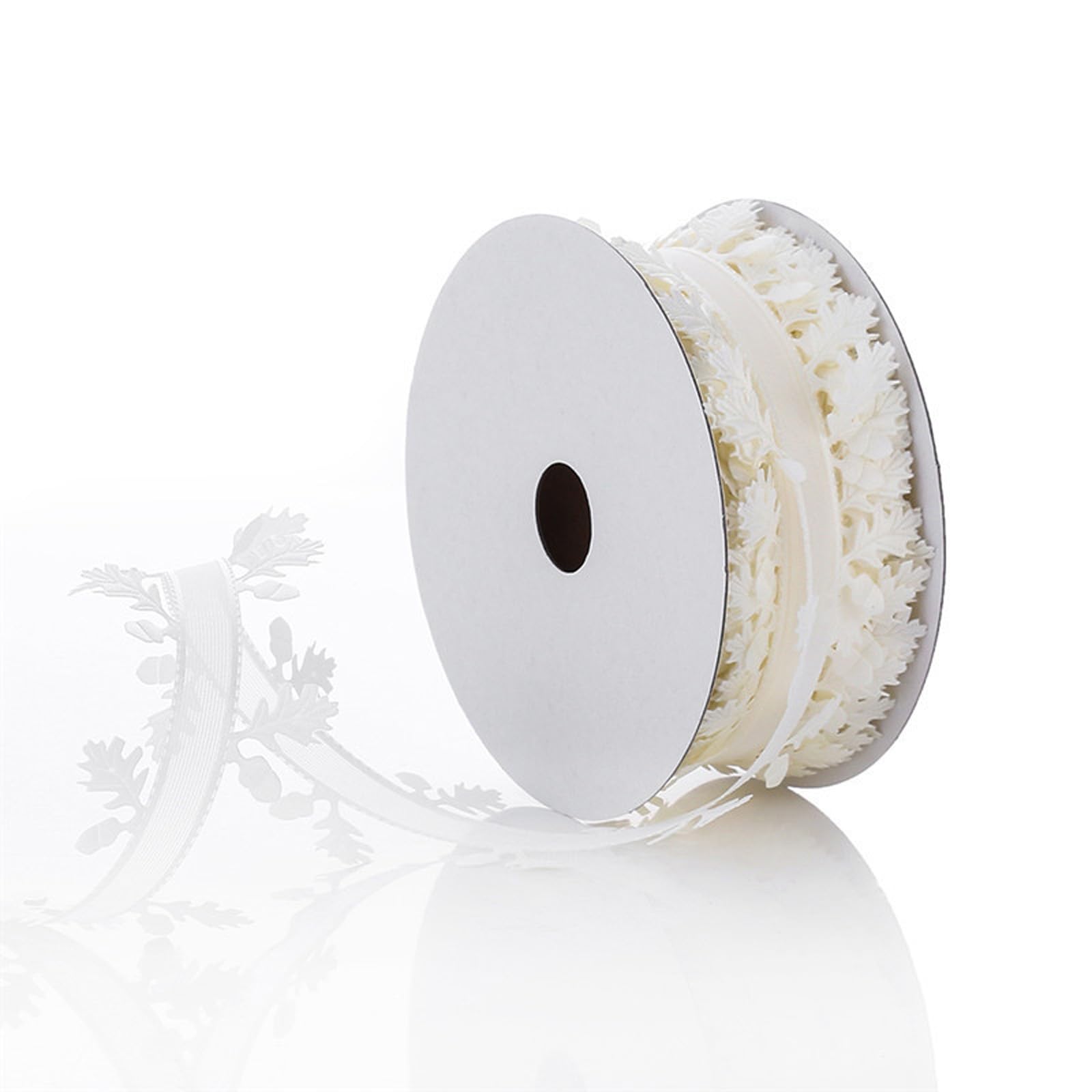 Xinsheinelry 21yard Ribbons 40mm Wide Christmas Wrapping Ribbon for Packaging Christmas Wreath Bows Making Wedding Decoration Embossed Ribbon