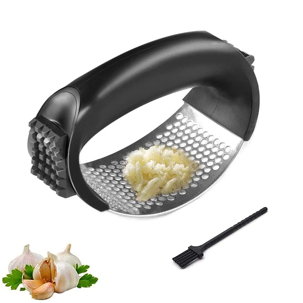 Presse Ail Inox à Bascule - Presse Ail Et Mortiers à Épices De Qualité