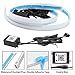 Car Headlight LED Strips Turn Signal, LEDCARE 24 Inch Exterior Car Lights with Dreamcolor Chasing, Flexible Waterproof LED Daytime Running Light with Wireless APP/Remote Control, 2-Pack
