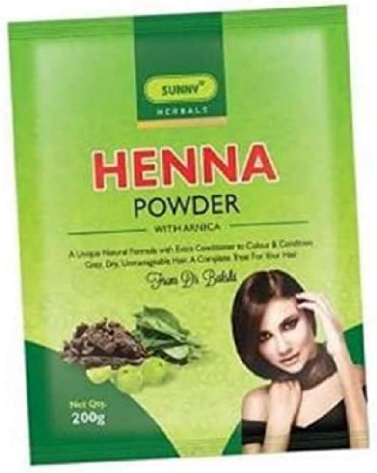 BAKSON'S SUNNY Herbal Henna Powder 200g - (Set of 5)
