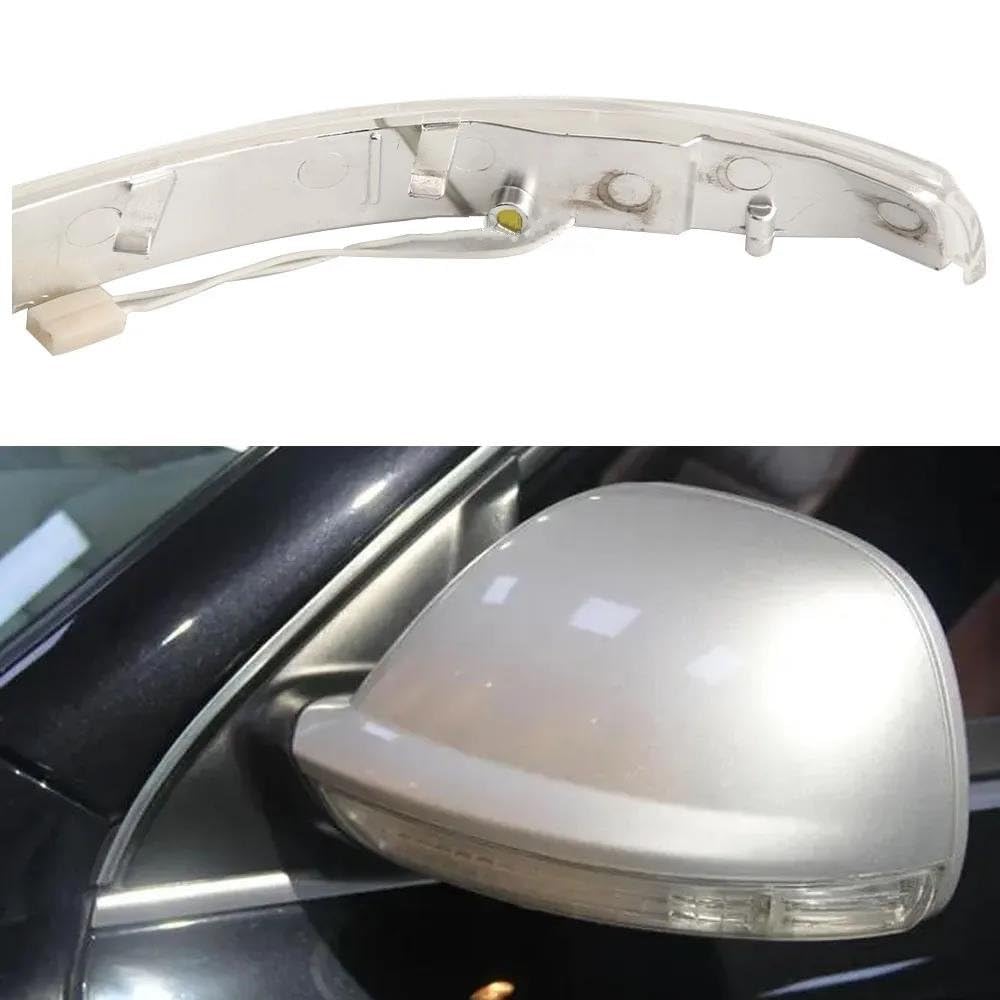 Specchietti Laterali Fanalin Freccia Per VW Per Touareg 2007-2011 Specchietto Laterale LED Indicatore Di Direzione Luce Porta Ala Specchietto Retrovisore Ripetitore Lampada Fanale Fanalino Freccia(Sin