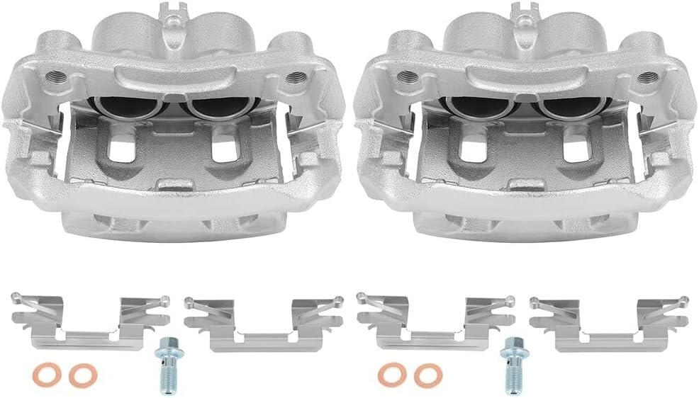 Ineedup Front Left & Right Disc Brake Caliper Assembly With Bracket 19B3123A 19B3122A For Nissan 2005-2021 For Suzuki 2009-2012
