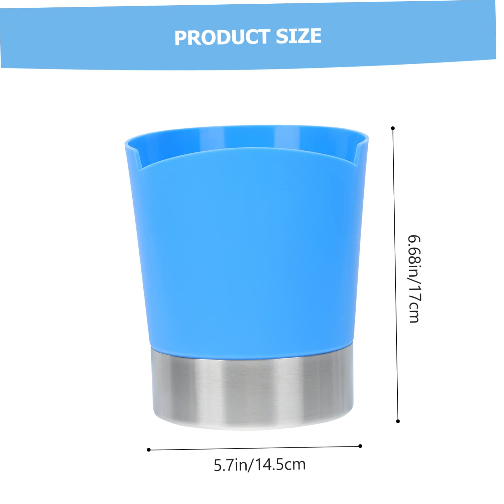 Cabilock Multi Function Straw Holder and Chopstick Storage Supply for Utensils Organization Scratch Resistant Design for Home and Bar Use Random Color