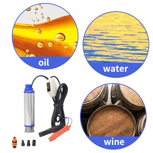 Extractor de agua eléctrico sumergible con protección impermeable para motos 4