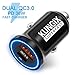 Produktbild KUNGIX Auto USB C Ladegerät, Mini Fast PD Ladegerät QC3.0 36 W 5 V / 4,8 A, Typ C Aluminium Auto Ladegerät mit LED-Leuchten, geeignet für iPhone 11, iPad Pro Air/Mini, Galaxy, Huawei, MP USW