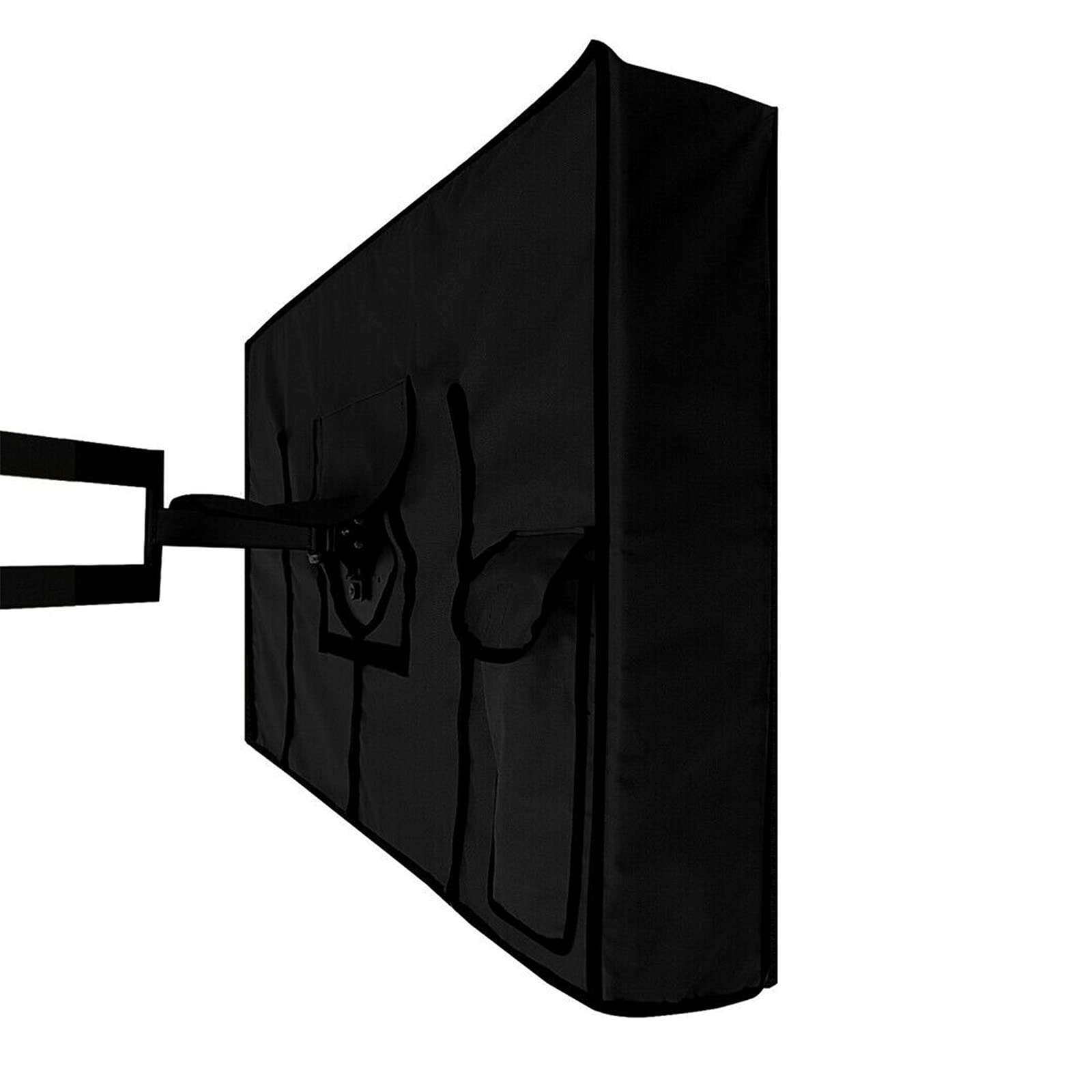 Copertura TV esterna 600D tessuto poliestere impermeabile UV schermo piatto TV Display Protector per 55''a 70''LCD LED (55-70") (per TV da 60-65 pollici)