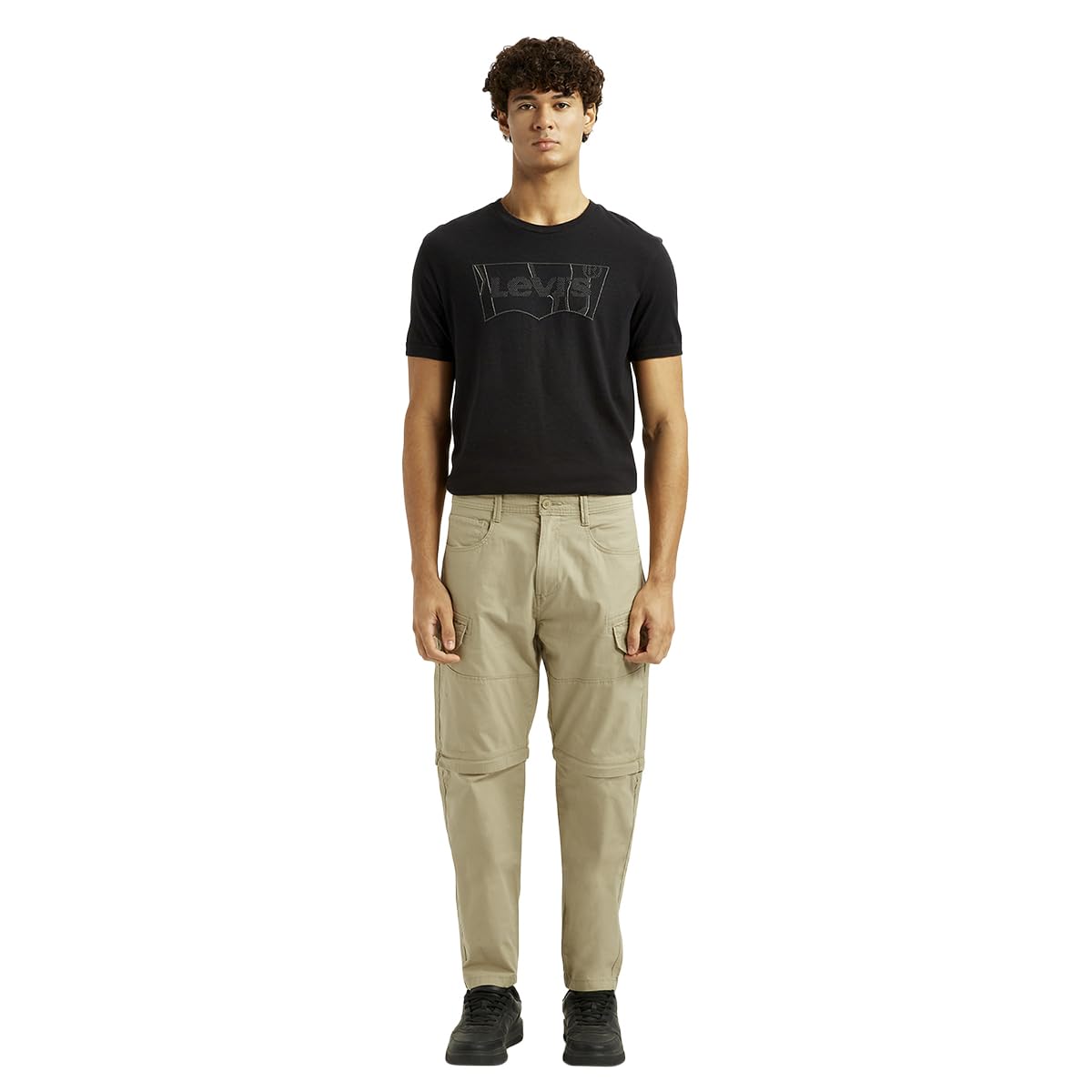 levi's Men's Beige Slim Fit Cargos-picture-23