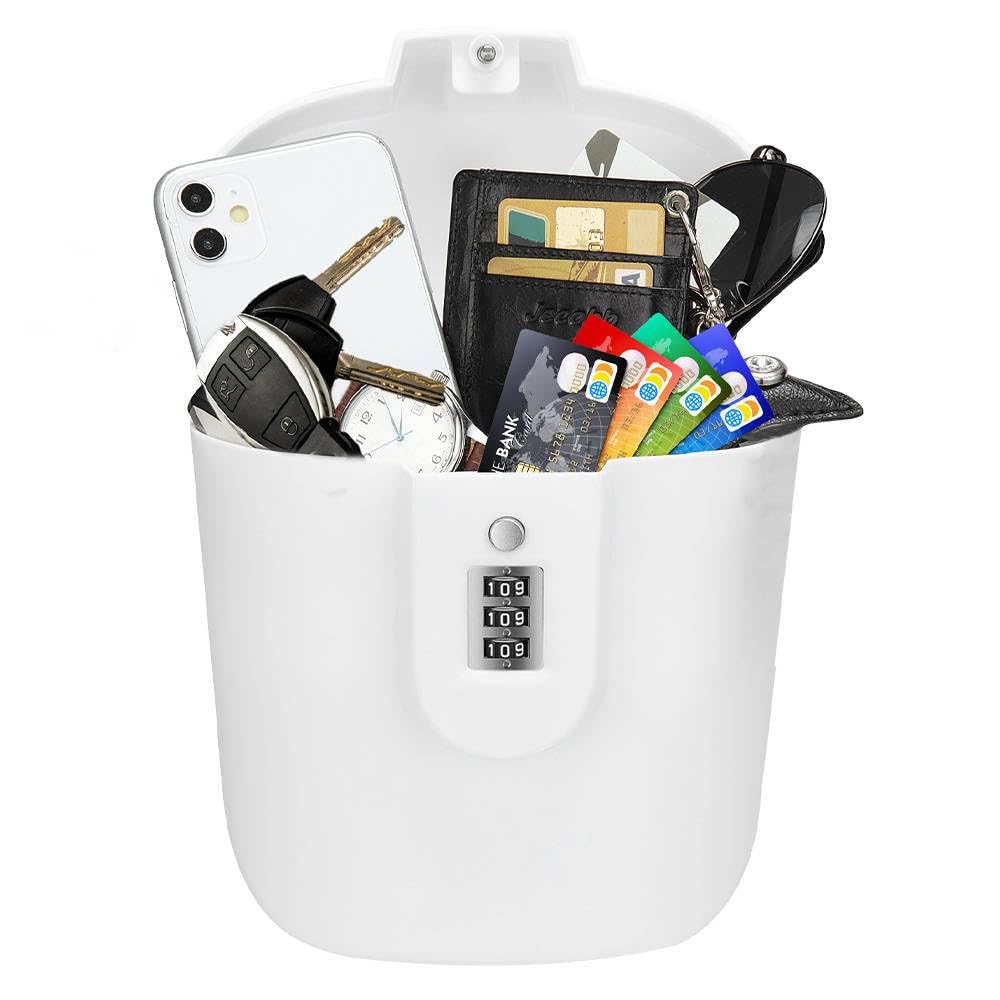 Cassaforte Portatile Con Combinazione - Impermeabile, Con Cavo In Acciaio, Per Viaggi E Spiaggia - Foto 3