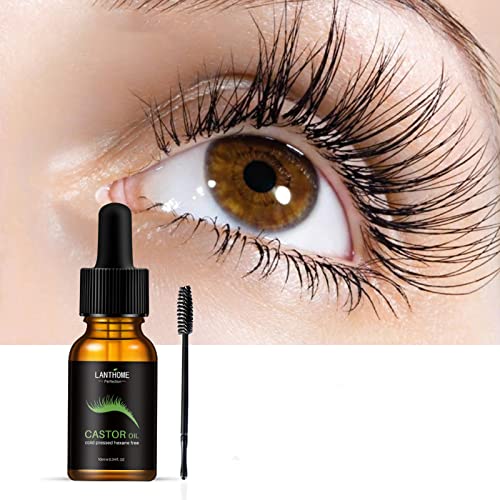 Eyelash Rapid Eye Lash Growth Serum, 10ml Eyelash Enhancer Eye Lash Rapid Growth Serum Liquid for Lash and Brow/Fast Effective Growth Creates Longer & Darker Eyelashes