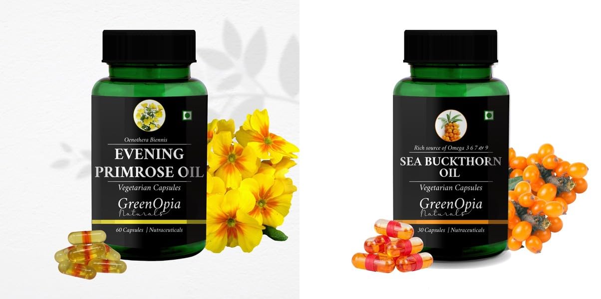 Evening Primrose Oil Sea Buckthorn Wellness Daily Vitality 60 CAPSULES-image-48