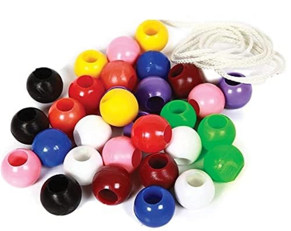 AP Kids Toys Plastic Beads Set Counting Beads | Multi Color | Color Recognition | Easy to Handle | Plastic Beads Set for Toddlers | for Making Bracelets Earings Neklace (Beads 50) (B0CQ51HMV6) Amazon Price History, Amazon Price Tracker