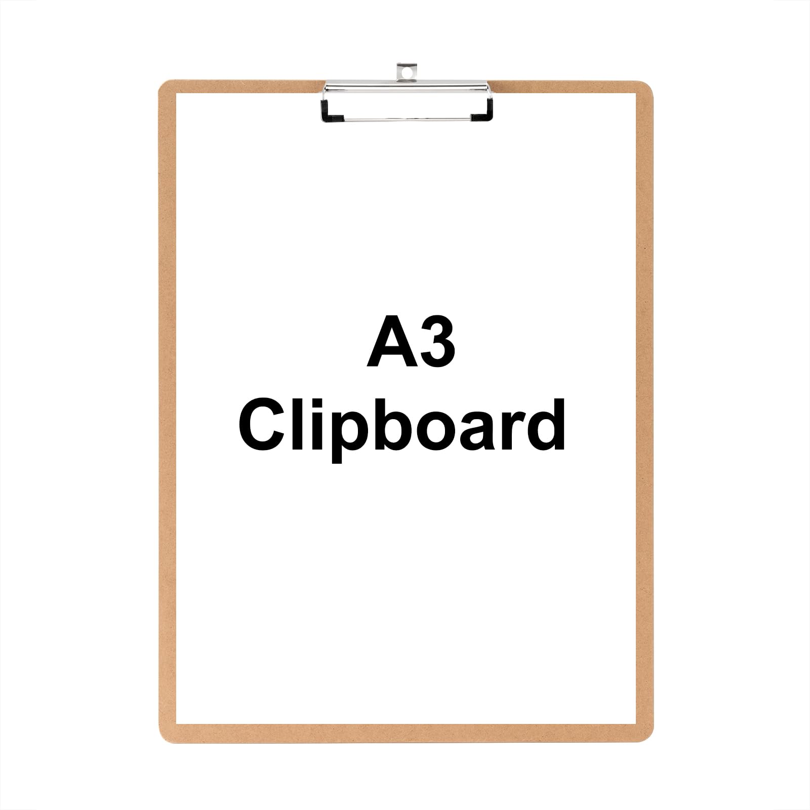 Lot de 2 Très Grand Porte-bloc DIN A3 en bois, Version Verticale, en fibre MDF, pour écrire, Dessiner, peindre et esquisser à l'école, à la maison et à l'extérieur