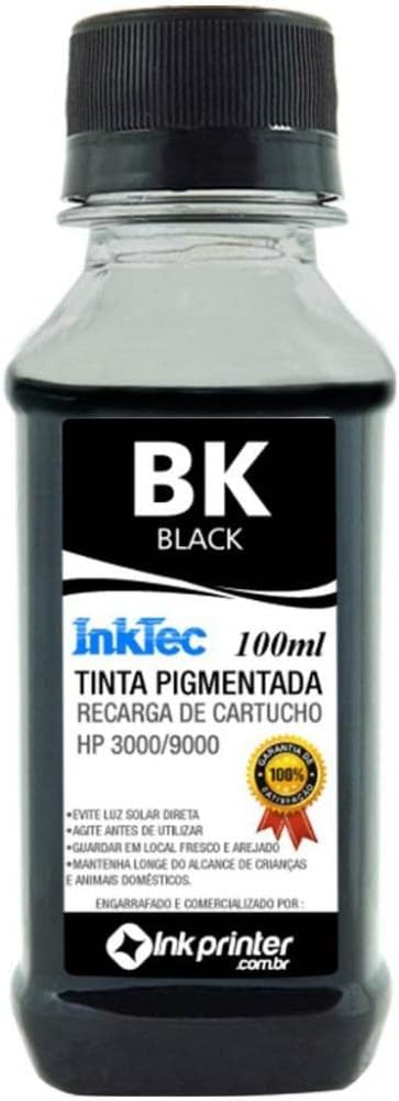 Tinta Inktec Preta Pigmentada para Recarga de Cartucho HP - Review 48h
