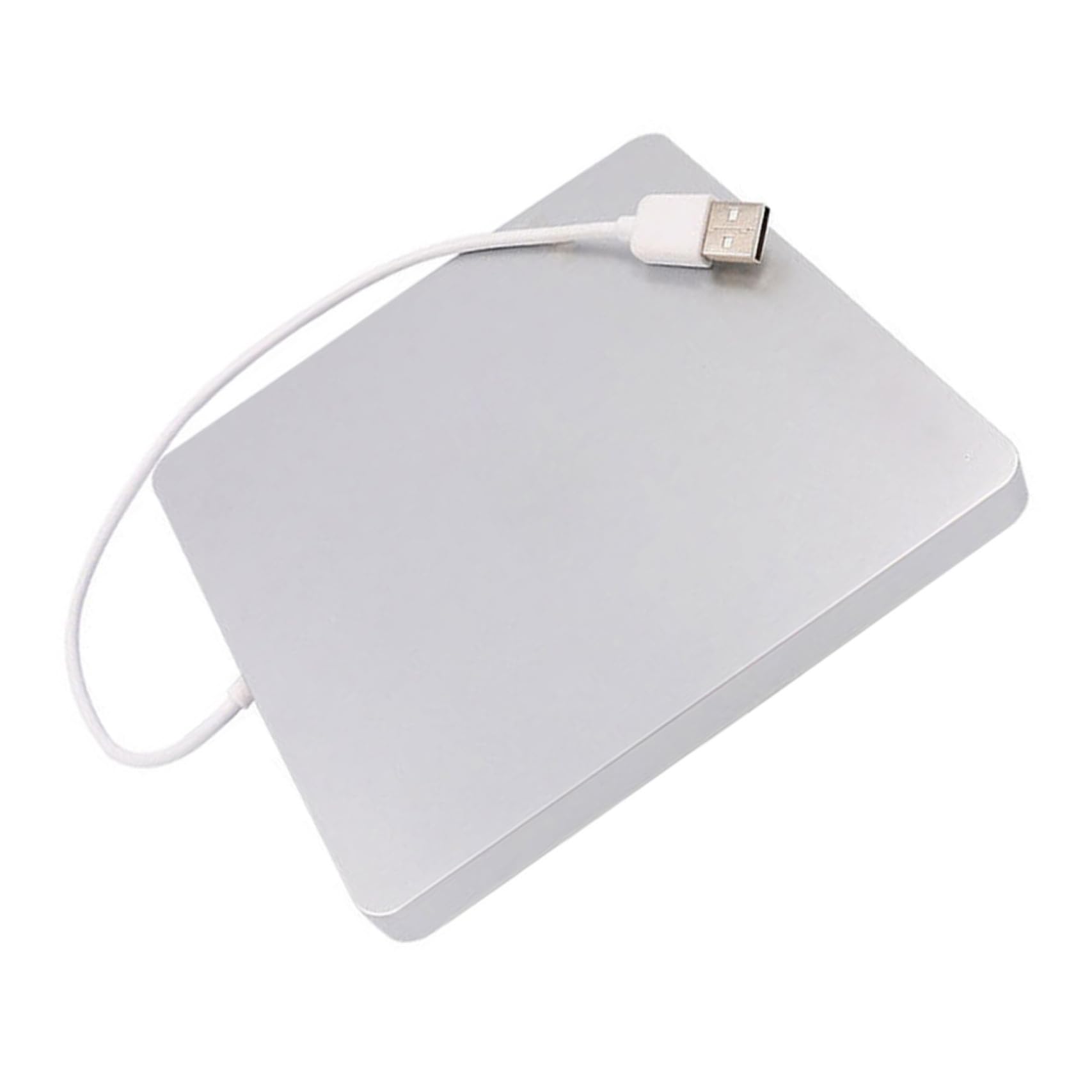 DOITOOL External USB CD DVD Drive Burner for Laptop and PC Slot in Load Portable Optical Drive High Compatibility for Movies and Data Silver-picture-38