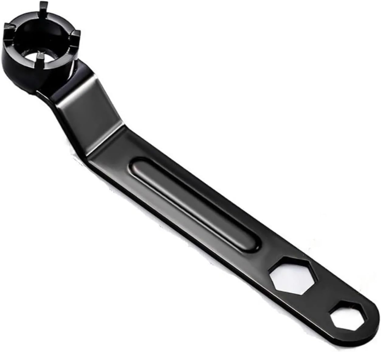 Gkirqvpe 3 In 1 Decorate Angle Grinder Spanner, 4 Claw Angle Grinder Wrench Thickened Carbon Steel Handle Non Slip Grip For 100Mm Grinders