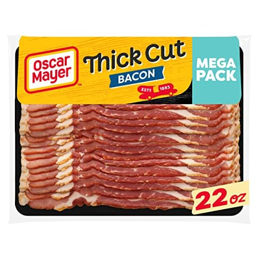 Oscar Mayer Bacon Mega Pack, Naturally Hardwood Smoked Thick Cut, 22 oz