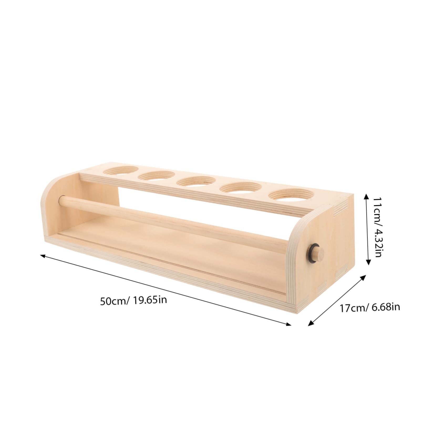 NUOBESTY Cavalletto in Legno Multifunzionale per Rotolo di Carta da Disegno, Risparmio Spazio, per Attività Creative e Schizzi dei Ragazzo Ragazza