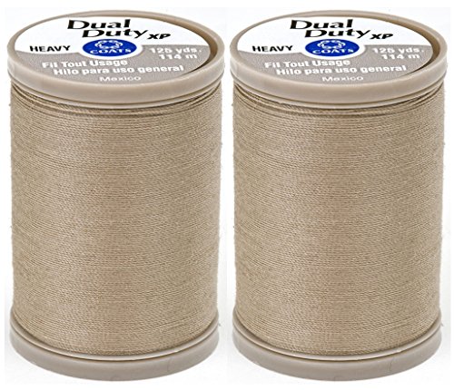 2-PACK - COATS & CLARK Dual Duty XP Heavy Thread, 125-Yard, Dogwood