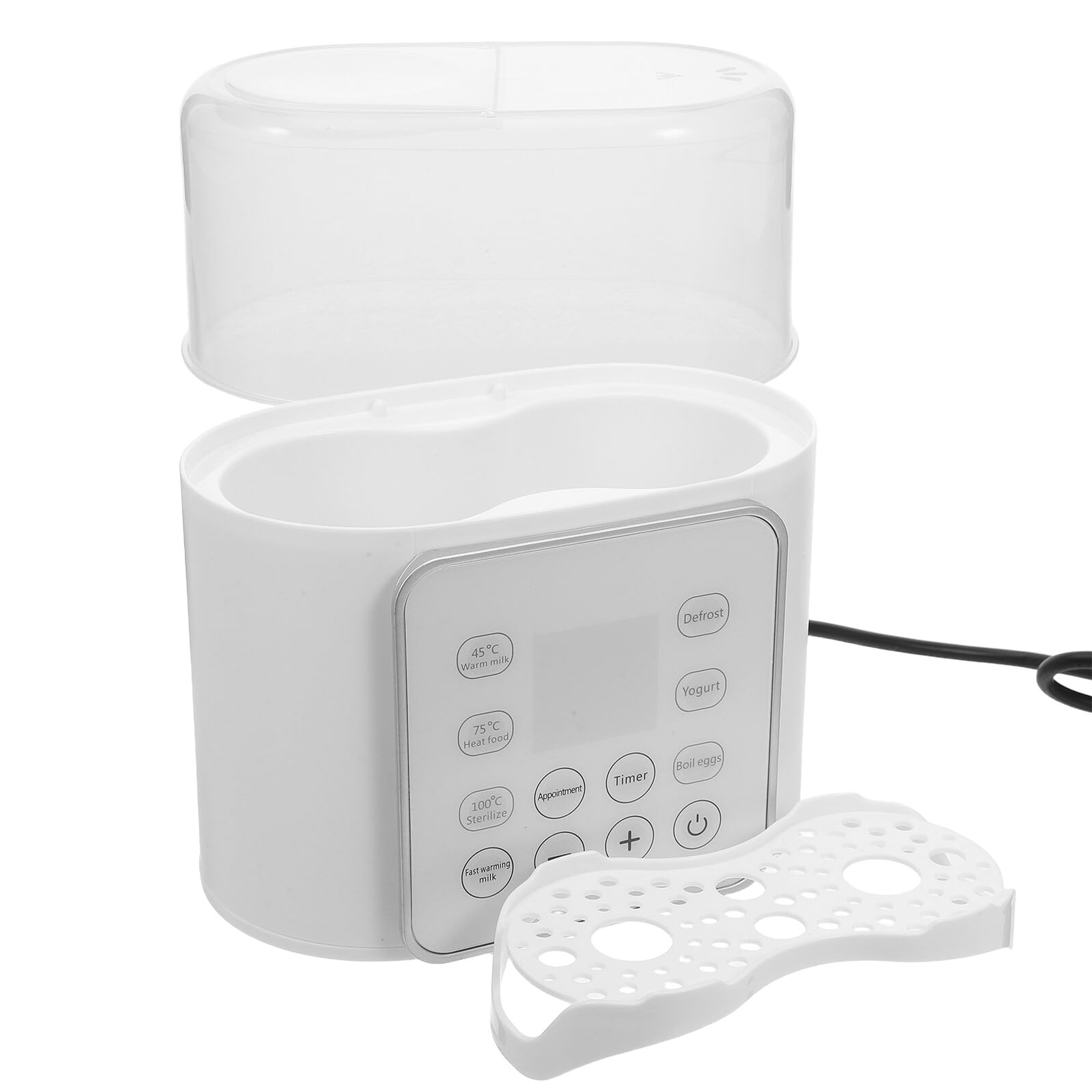 YARNOW Chauffe-biberon Portable à Température Constante pour Lait de Garçon Fille Compatible avec Biberons Allaitement Lait Maternisé Adaptateur Prise Ue