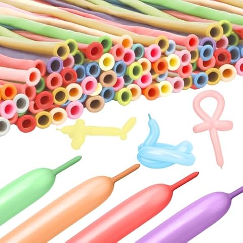 ChicQuench 100 Pack Modelling Balloons Set Cover