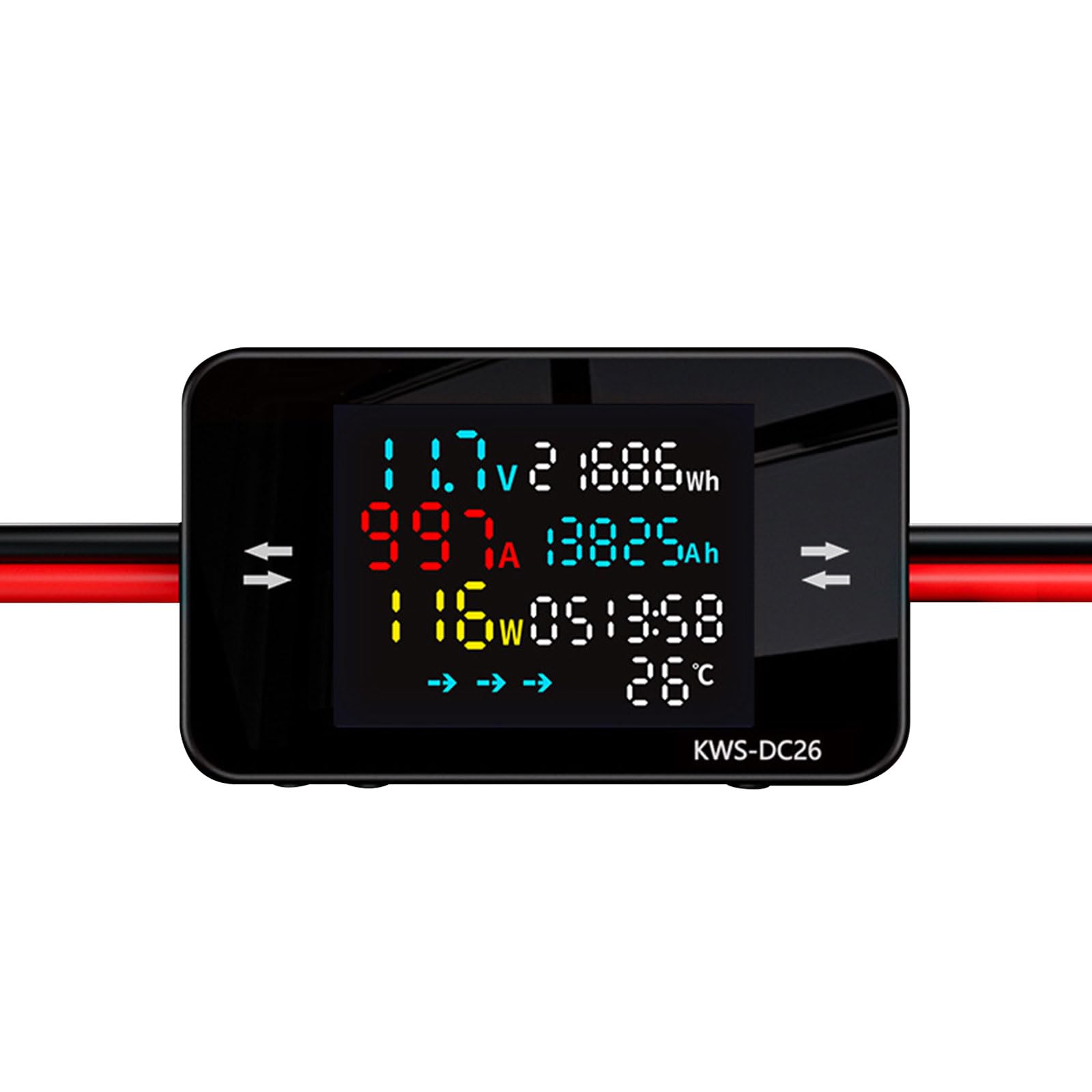 Rgybao 20A Accuracy Battery Analytical Tool Highlighting Wide Detection Extent Alarm Function And Transportable Plan For Electric Motorbikes Solar Arrangements Lcd Battery Observe