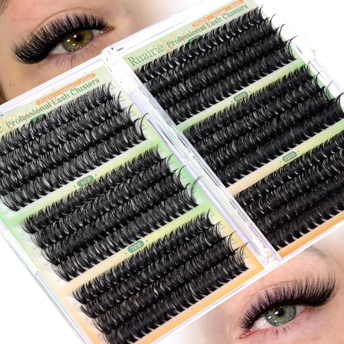 Cils en grappe duveteux volume 50D à 120D pour une extension sur mesure sans paquet