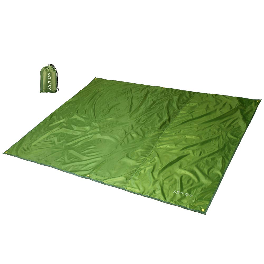 KUMFI Outdoor Camping Shelter Tent Tarp Canopy Cover Groundsheet Mat for Fishing, Beach, Hiking, Backpacking