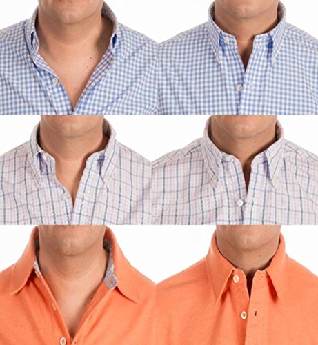 THE ORIGINAL Collar Support | Collar Stays & Placket Stays (SELECT YOUR SHIRT COLLAR SIZE) size 16.5 Dark