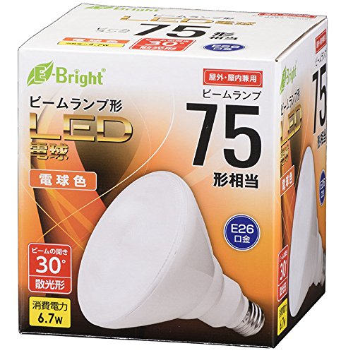 Amazon.co.jp : LED電球 ビームランプ形 E26 75形相当 7W 電球色 散光
