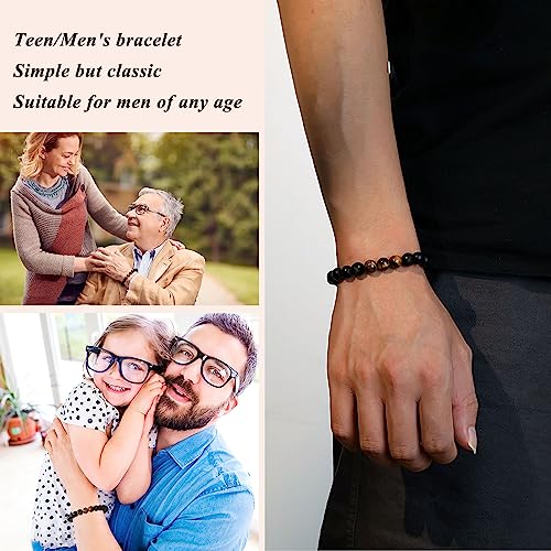 UPROMI Gifts for Dad, Step dad, Grandpa, Uncle, Stepdad, Brother, Son, Grandson, Nephew, Stepson, Man Bracelet, Fathers Day Birthday Gifts for Men Teens4