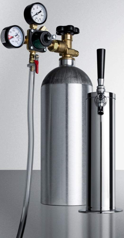 Summit Appliance Sbc635mcf Cold Brew Coffee Dispenser In Black With A Complete Stainless Steel Tap Kit And Nitrogen Tank Included, Automatic Defrost, Digital Thermostat, Deep Chill Function on Fridge.com - View 5