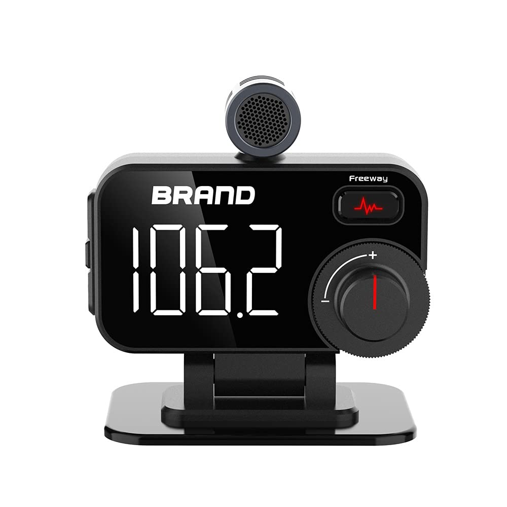 YONGYAO 12-24V Voiture Bluetooth Lecteur MP3 émetteur FM Chargeur de Voiture Mains Libres QC 3.0 avec Microphone HD LED Affichage
