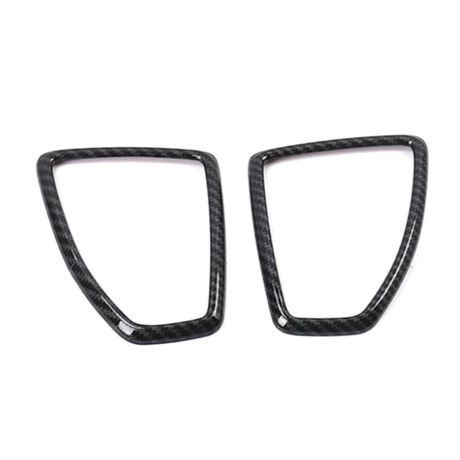 Car Interior Mouldings for Hyundai for Tucson 2019 2020 Dashboard Air Conditioner AC Outlet Vent Frame Cover Trim Sticker(Carbon Fiber Look)